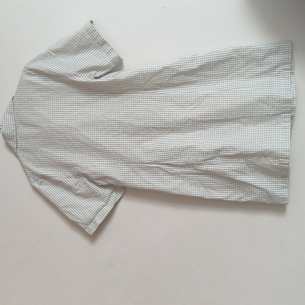OAK + FORT COLLARED MINI GINGHAM DRESS - Picture 8 of 13